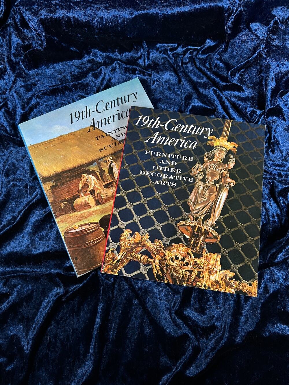 Vintage 19th Century America Art Books 1970 Metropolitan Museum 2 Volume Set